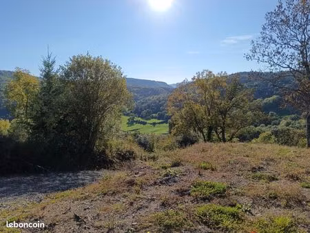 vends terrain 947 m2 saint-nectaire haut avec viabilités et terrassement
