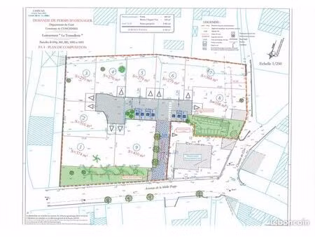congenies 270 m² viabilisé libre constructeur