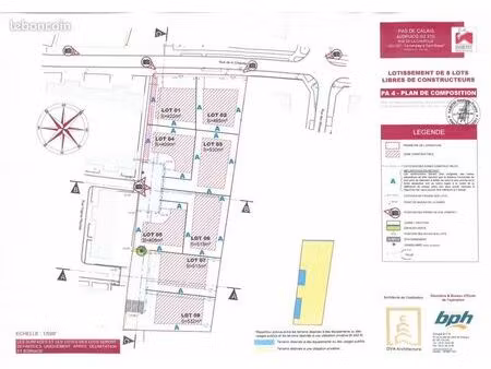 terrain 532 m² audruicq