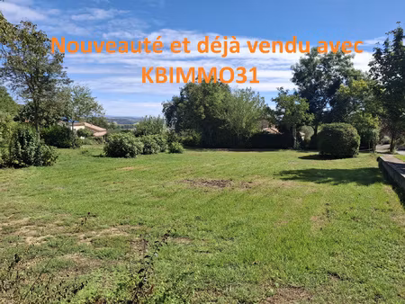 nouveaute a pechabou-terrain à bâtir de 538 m2