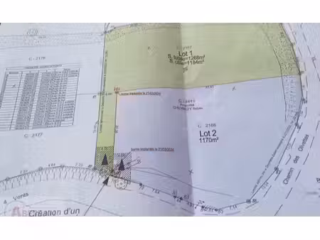 vente terrain constructible barjac  80 000€ gard languedoc roussillon n°