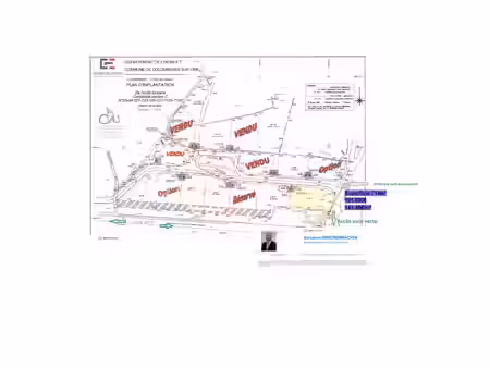 terrain de 714 m² à colombieres-sur-orb