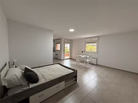 à louer – studio meublé 38 69 m² avec terrasse au cœur de saint-louis