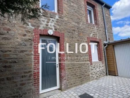a louer - vire normandie - proche commodités - maison de 3 pp entièrement rénovée