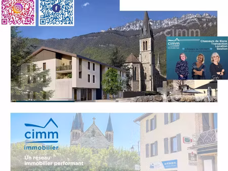 vente appartement 3 pièces 63 m² le touvet (38660)