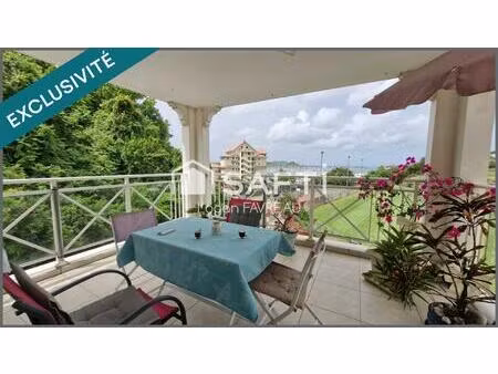 en exclusivité au marin – t2 vue mer avec terrasse et locataire en place