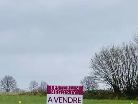 terrain constructible viabilisé à vendre