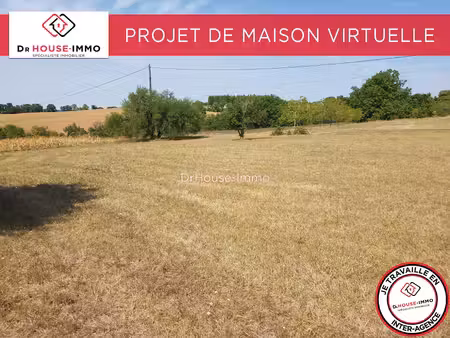a verteillac  terrain de fond à bâtir de 2115 m² à 12€ m² (hai). cu  etude sol g1  bornage