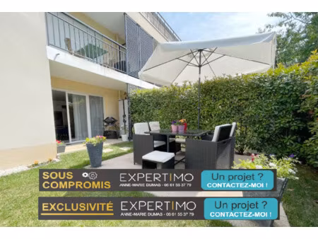 appartement rez de jardin de plain pied - immeuble recent au centre de saclay - jardin 60m