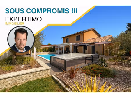 à vendre – maison contemporaine avec piscine à saint-bernard 160m² 6 pièces sur grand terr