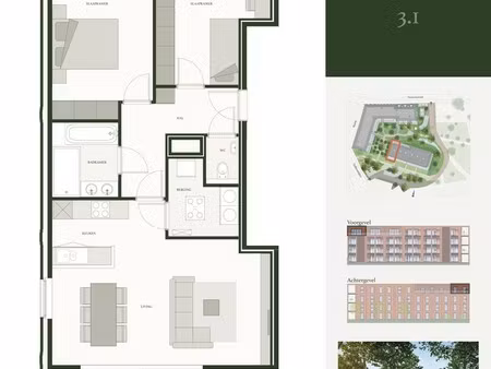 appartement te koop in berlaar met 2 slaapkamers