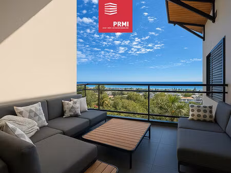 saint leu centre ville et lagon ! appartement 3 pieces avec vue mer