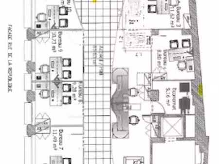 location locaux professionnels 6 pièces 600 m² à troyes (10000)  6 250 €