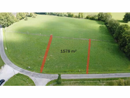 terrain constructible de 1578 m2