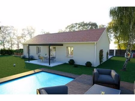 terrain avec maison neuve à vendre