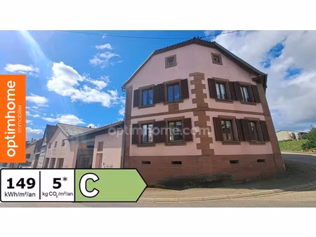 vente maison 6 pièces 195 m² à bosselshausen (67330)  380 000 €