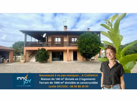 vente maison 6 pièces 145 m² cugnaux (31270)