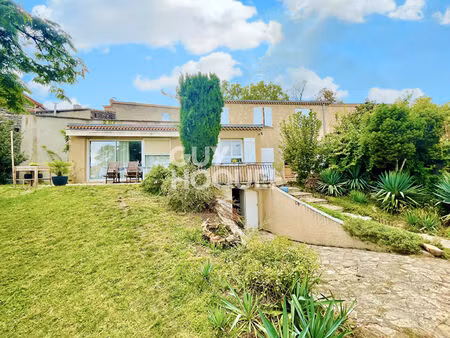 marsat - maison 228 m² - 5 chambres - jardin et piscine intérieure