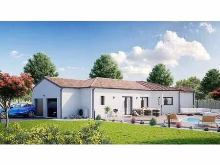 terrain avec maison neuve à vendre