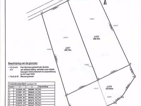 terrain à vendre à hechtel € 185.000 (lehed) - heylen vastgoed - lommel | zimmo