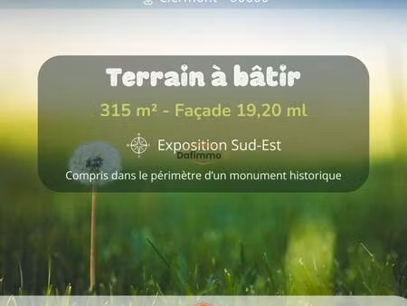 terrain constructible à vendre