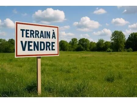 terrain constructible à vendre