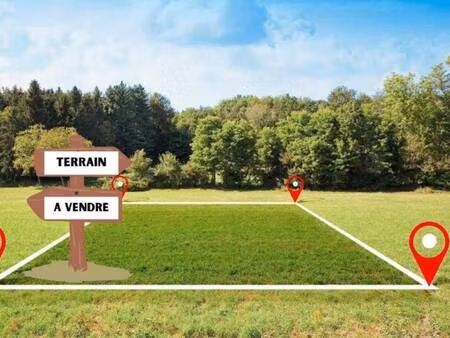 terrain constructible à vendre