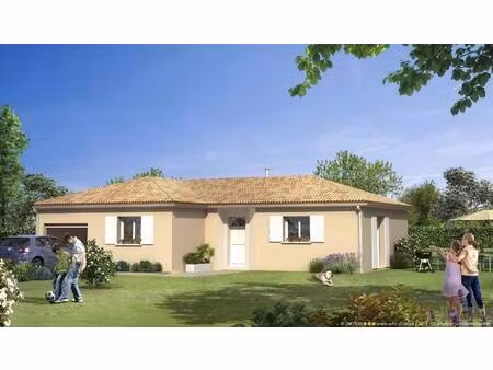 terrain avec maison neuve à vendre