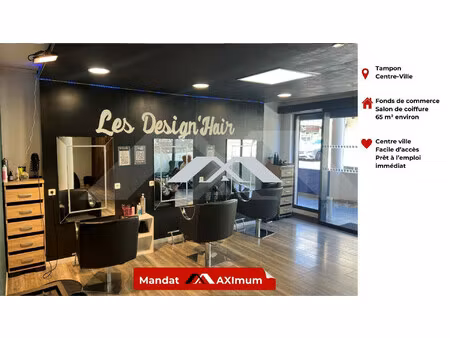 fonds de commerce salon coiffure tampon