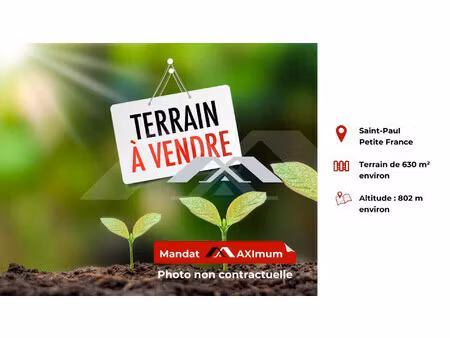 terrain 630 m² guillaume