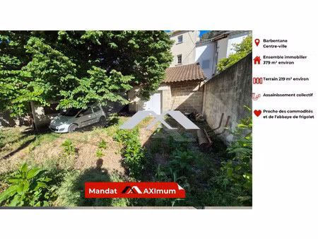 ensemble immobilier maison de ville et terrain constructible
