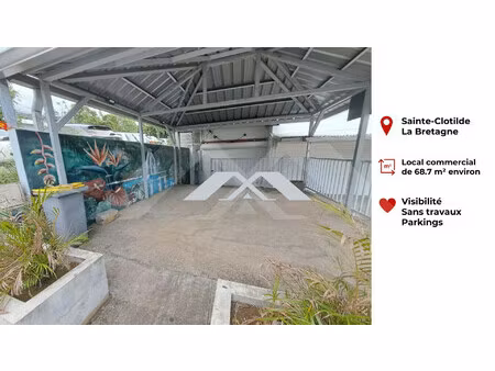 investissez à sainte-clotilde : 2 locaux commerciaux 34 m²