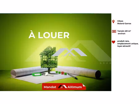 terrain 231 m² cilaos