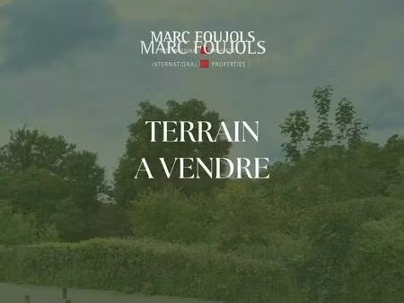 terrain constructible à vendre