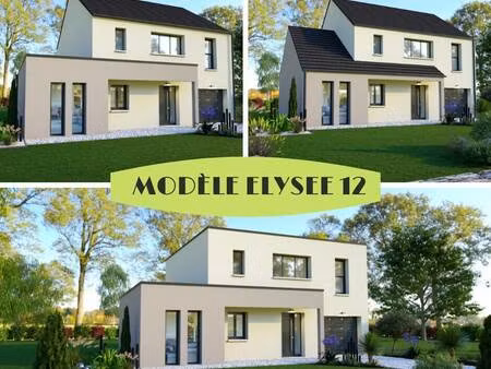 terrain avec maison neuve à vendre