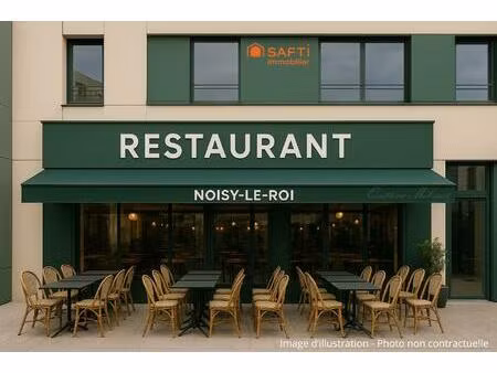 restaurant dans une zone dynamique