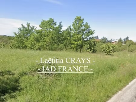 vente terrain à bâtir 2 500 m²