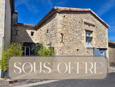 charmante maison en pierre de 159 m2  5 chambres  avec terra