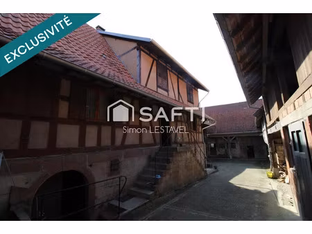 vente maison 5 pièces 135 m² à zutzendorf (67330)  149 000 €