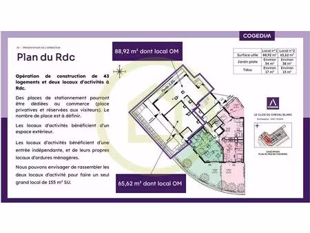 vente commerce 88 m² dozulé (14430)