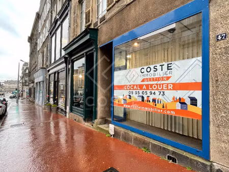 boulevard carnot  local commercial  limoges 2 pièce(s) 40 m2