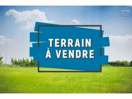 a vendre parcelle de 641 m2 à la plaine des palmistes