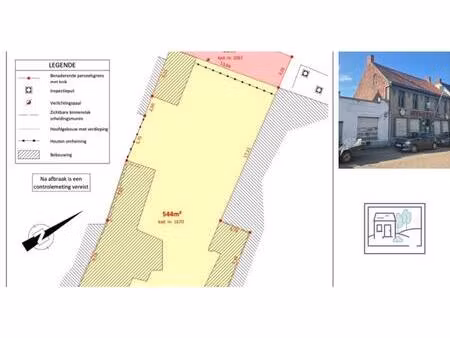 terrain à lotir à vendre à torhoutsestraat 26 ruddervoorde (rbu33637)