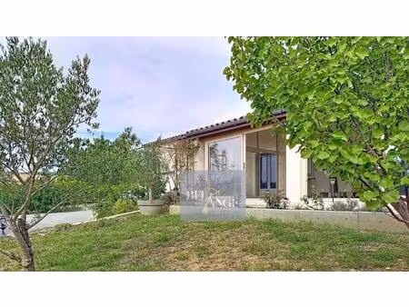 maison avec véranda et jardin arboré