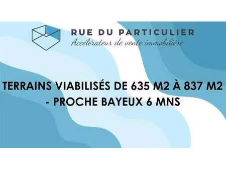 terrain constructible viabilisé à vendre