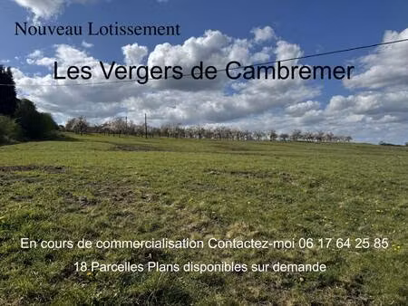 terrain constructible à vendre