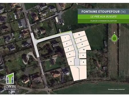 terrain constructible à vendre