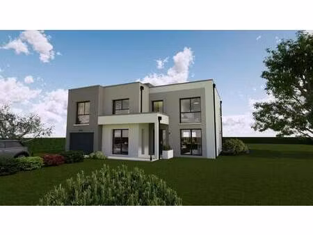 terrain avec maison neuve à vendre