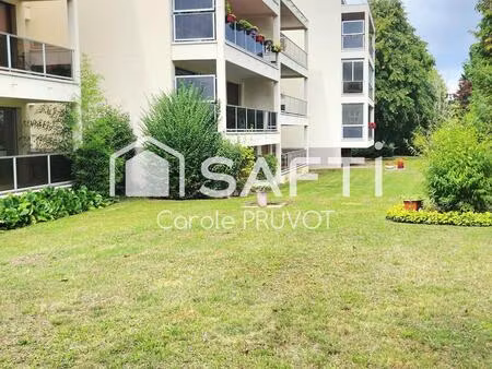 freneuse - appartement lumineux de 94m2 / 2 chambres / balcon / box