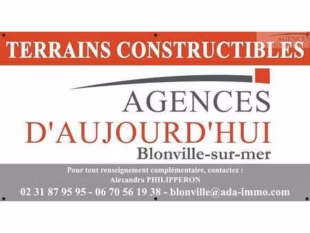 terrain constructible à vendre